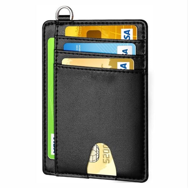 Men's Leather RFID Anti-theft Card Swiping Bag - Image 2