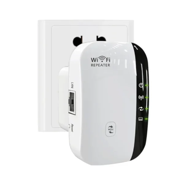 Wifi Repeater Wireless Signal Amplifier Extended Network Enhancer EU US Home Router 300m Through The Wall Bedroom Receive Moving - Image 5