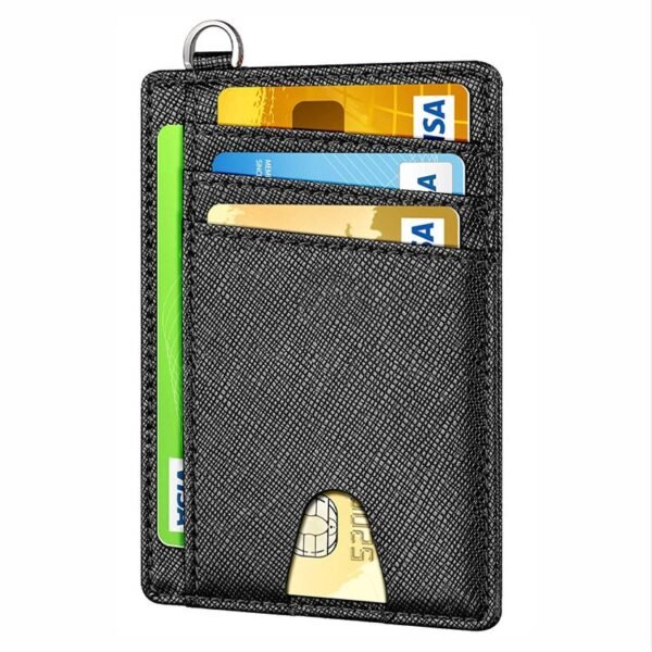 Men's Leather RFID Anti-theft Card Swiping Bag - Image 5