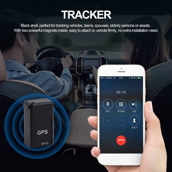 Hot Sale Newest GPS Tracker GF07 Magnetic Mini Car Real Time TF Card Magnetic Trackers Real-time Vehicle Locator Tracking Device - Image 3