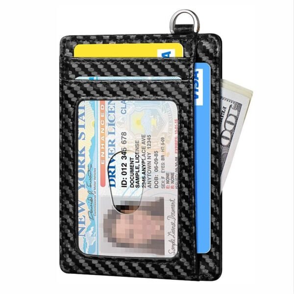 Men's Leather RFID Anti-theft Card Swiping Bag - Image 10