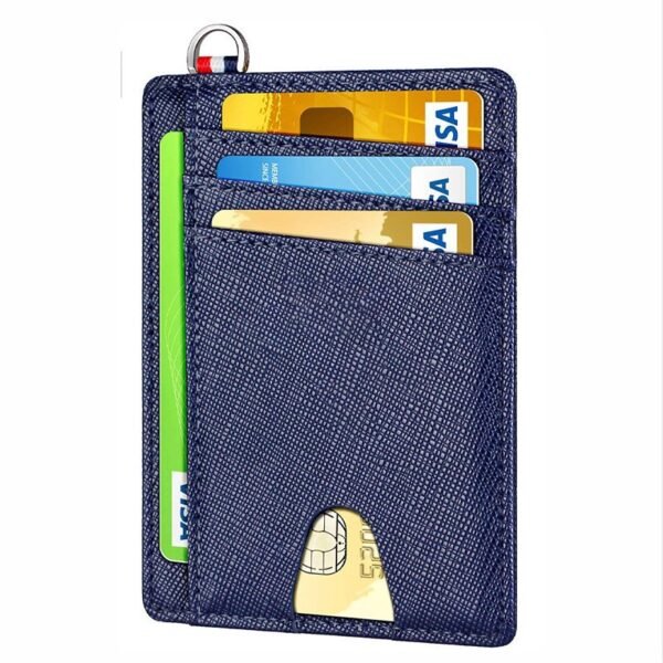 Men's Leather RFID Anti-theft Card Swiping Bag - Image 9